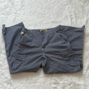 Empyre Men's Charcoal Gray Cargo Pants - Utility Pocket Style